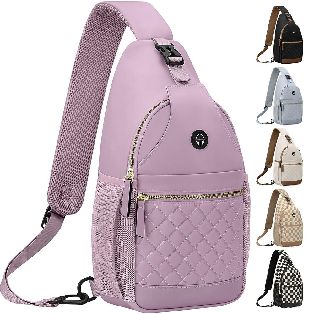 8917 Large Crossbody Purses Bags Travel, Chest Sling Bag Casual Cross Body